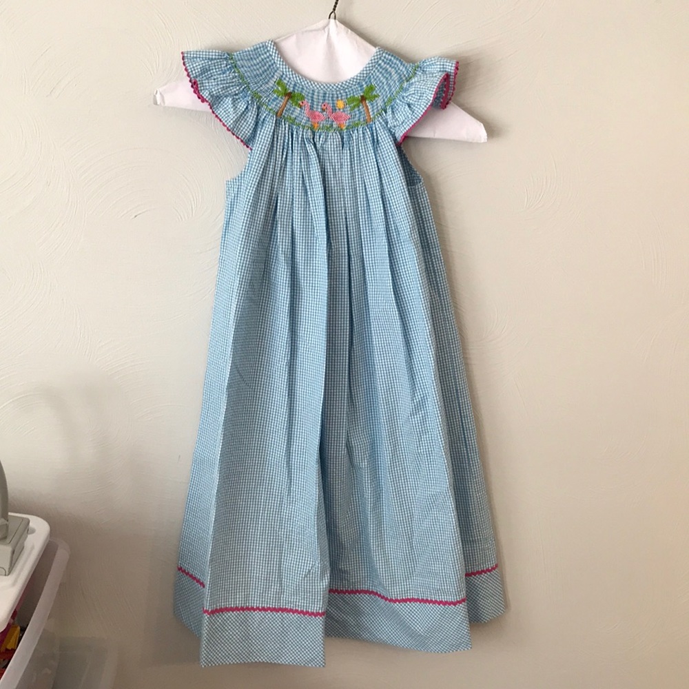 Size 6 Girl’s Seersucker Dress by Viva Le Fete